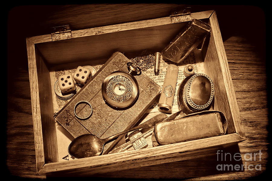 Pioneer Keepsake Box Photograph by American West Legend By Olivier Le Queinec