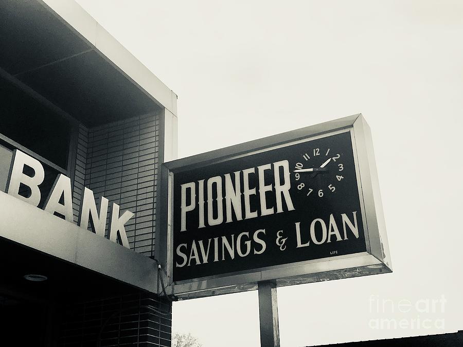 Pioneer Savings And Loan Photograph by Michael Krek
