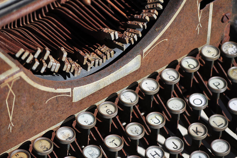 Pioneertown Typewriter  Photograph by Kyle Hanson