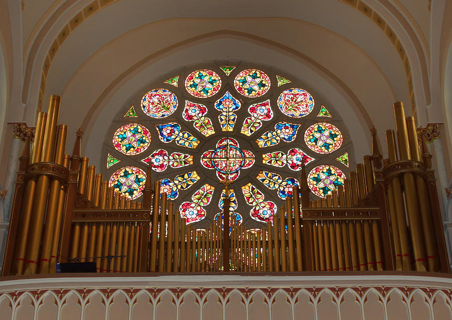 Pipe Organ - Church Photograph by Kim Hojnacki
