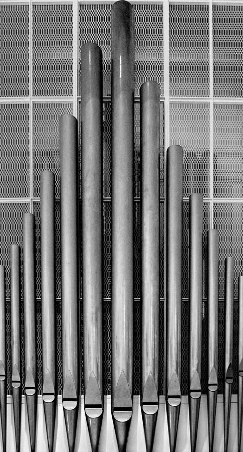 Music Photograph - Pipe Organ by Steven Ainsworth