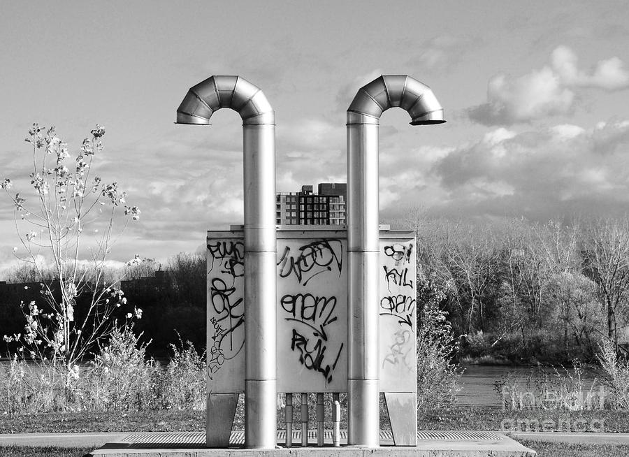 Pipes On the River Photograph by Reb Frost