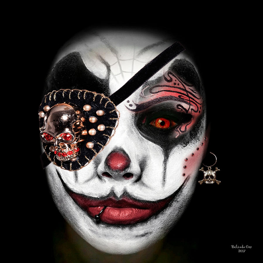 Pirate Clown Digital Art by Artful Oasis
