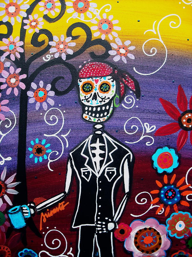 Scott C Dia online De Los Muertos Art Print