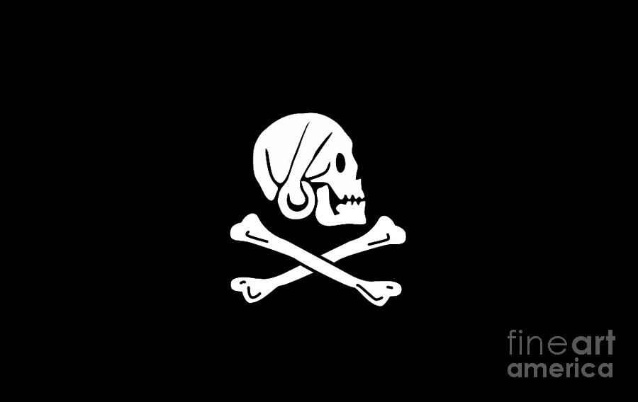 Pirate Flag of Henry Every tee Photograph by Edward Fielding