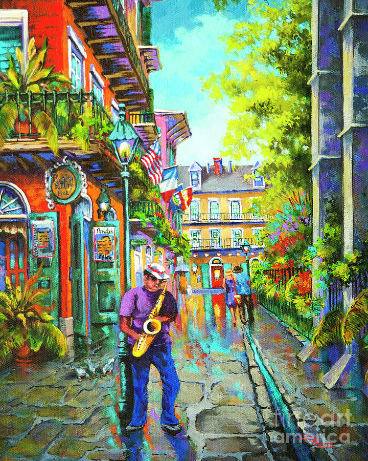 Jazz Painting - Pirate Sax  by Dianne Parks