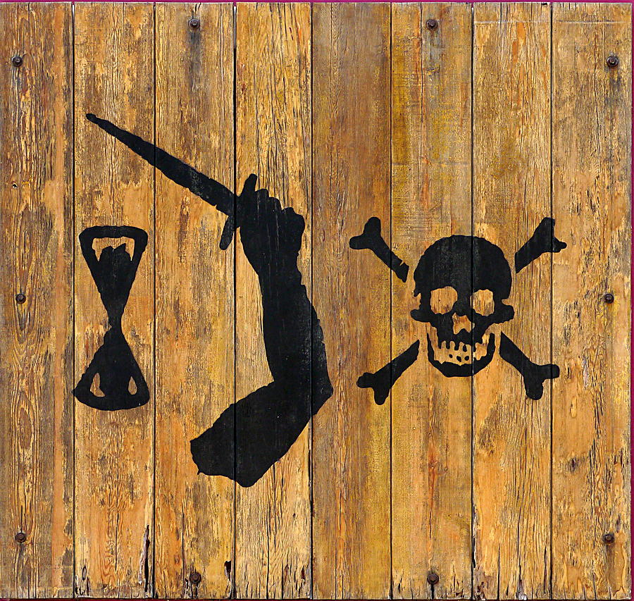 Pirate Sign 2 Photograph by Richard Reeve