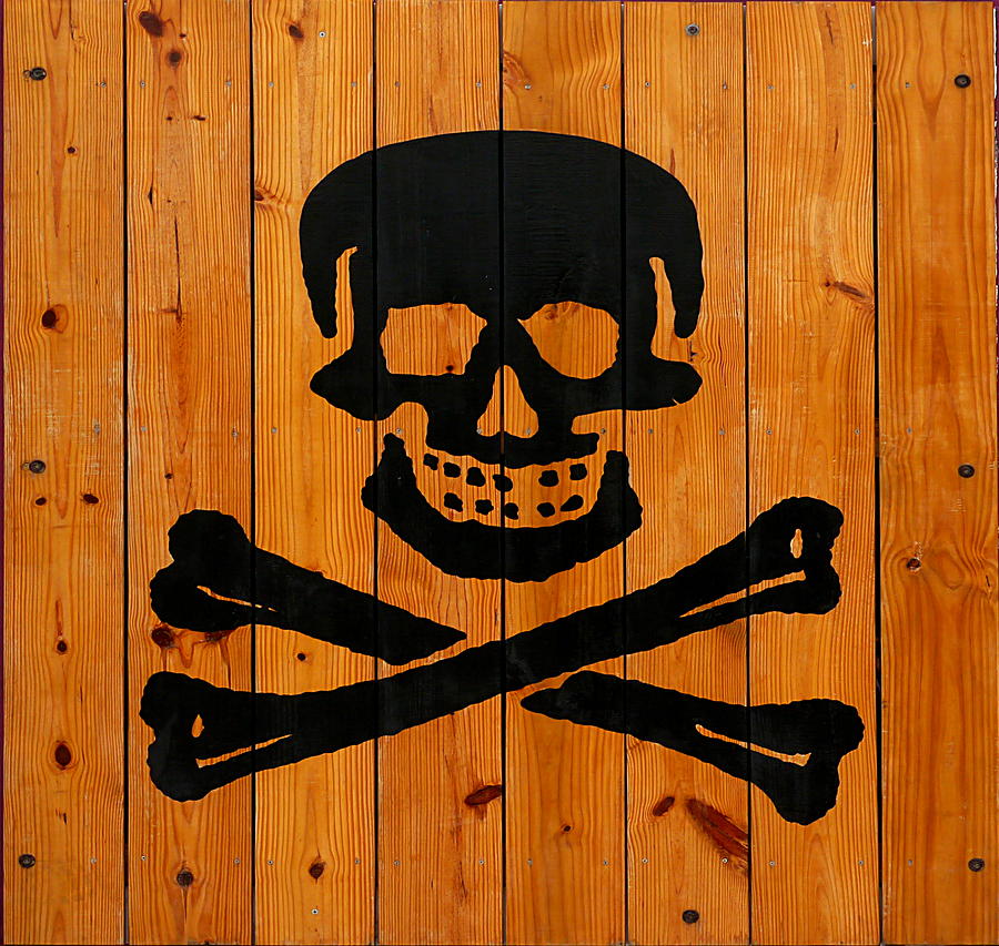 Pirate Sign 3 Photograph by Richard Reeve