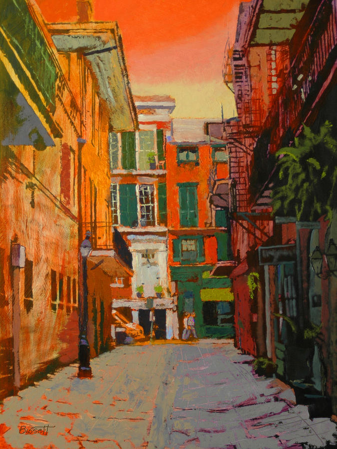 Pirates Alley 1 Painting by Robert Bissett