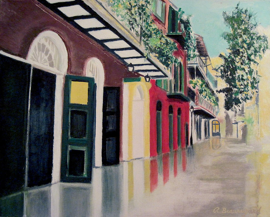 New Orleans Painting - Pirates Alley New Orleans by Richard Beauregard