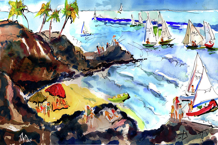 Pirates Cove  Painting by John Dunn