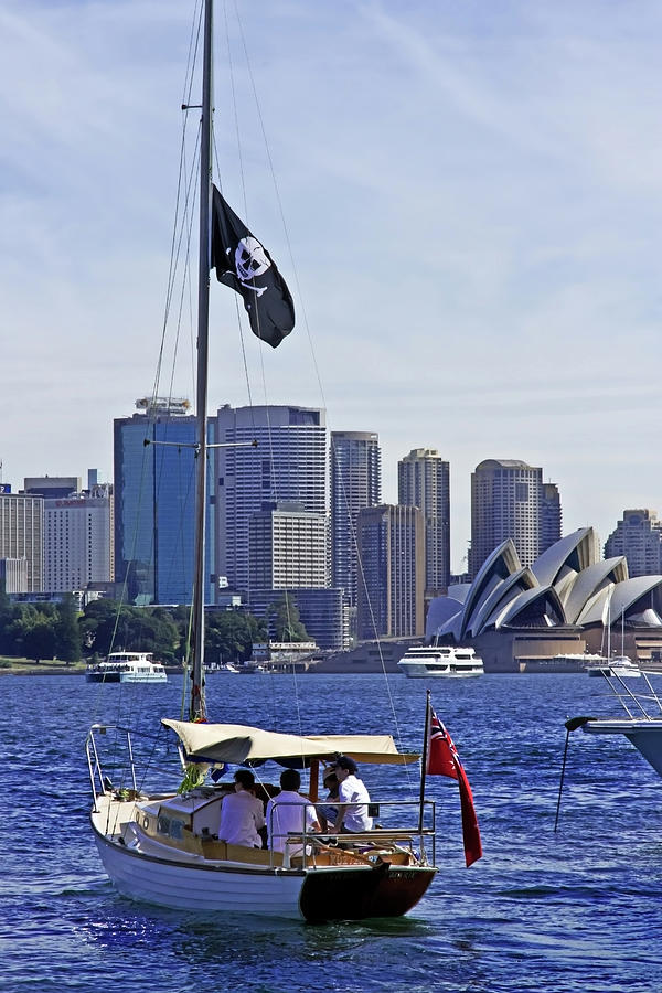 Boat Photograph - Pirates In Sydney by Miroslava Jurcik