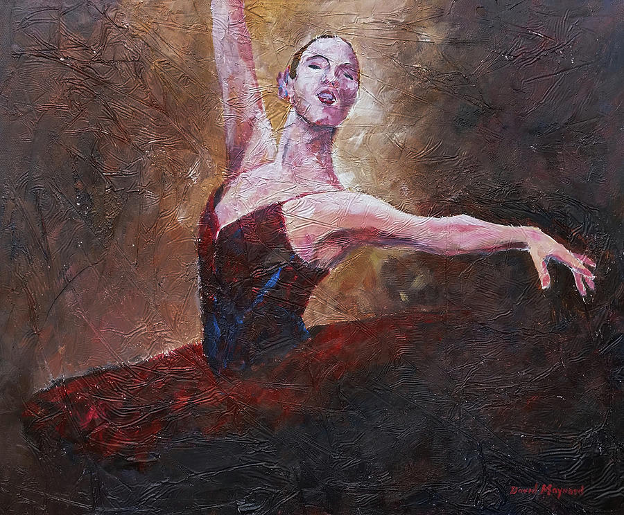 Ballet Dancer Painting - Pirouette  by David Maynard