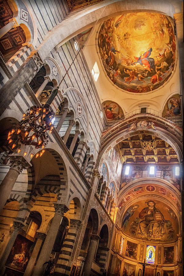 Pisa Duomo Interior Photograph by Carolyn Derstine