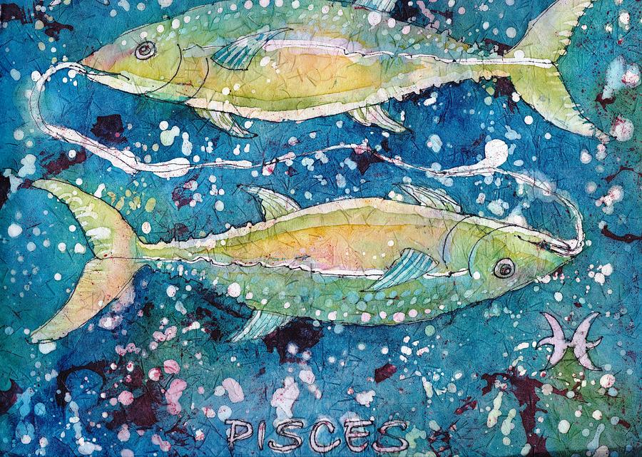 Pisces Painting by Ruth Kamenev
