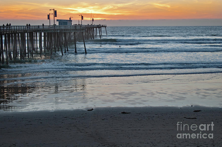 Pismo Beach Pier At Dusk Photograph By Michael Ziegler Fine Art America