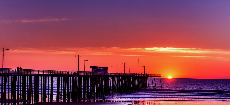 Pismo Beach Pier At Sunset Photograph by Mountain Dreams