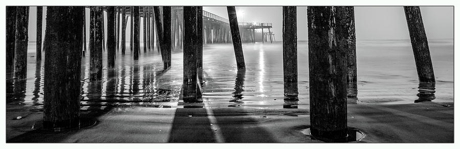 Black And White Photograph - Pismo Beach Pier  by John McGraw