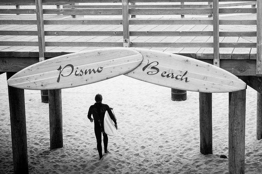 Black And White Photograph - Pismo Beach  by Ralph Vazquez