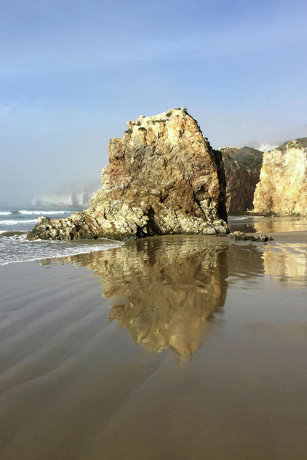 Pismo Sea Stack Reflection Photograph by Art Block Collections