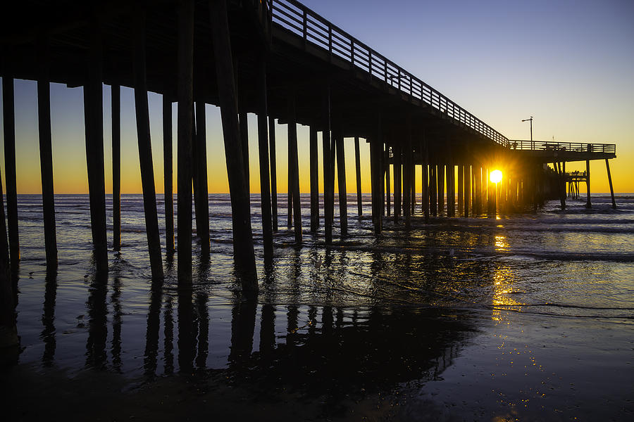 Pier Photograph - Pismo Sunset Wharf by Garry Gay