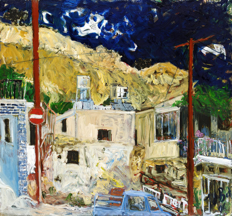 Pissouri Village Painting by Joan De Bot Pissouri Village Painting by Joan De Bot