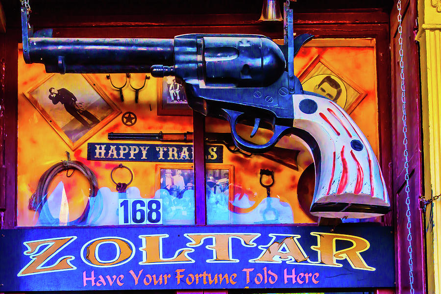 Pistol Gun Sign Photograph by Garry Gay