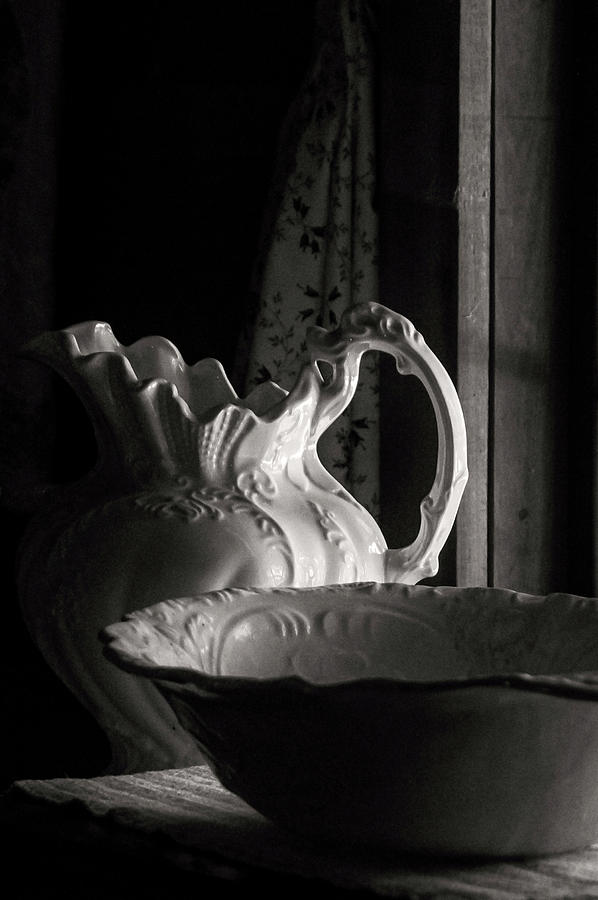 Pitcher and Bowl  Photograph by Ginger Stein