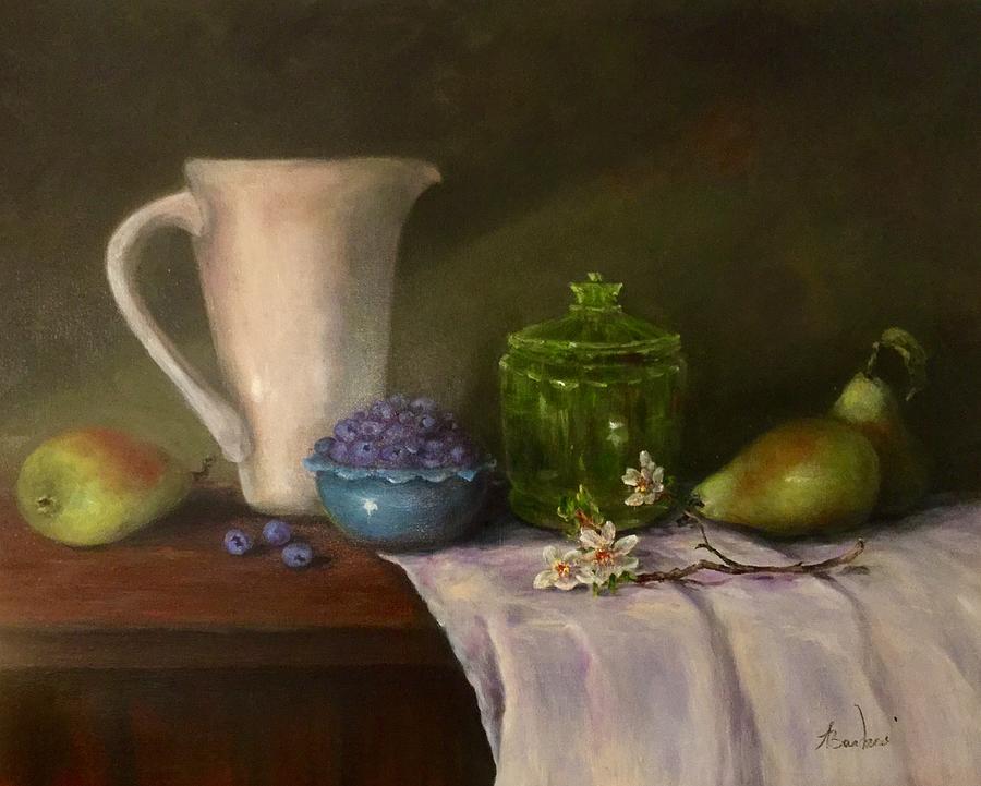Pitcher Of Health Painting by Anne Barberi