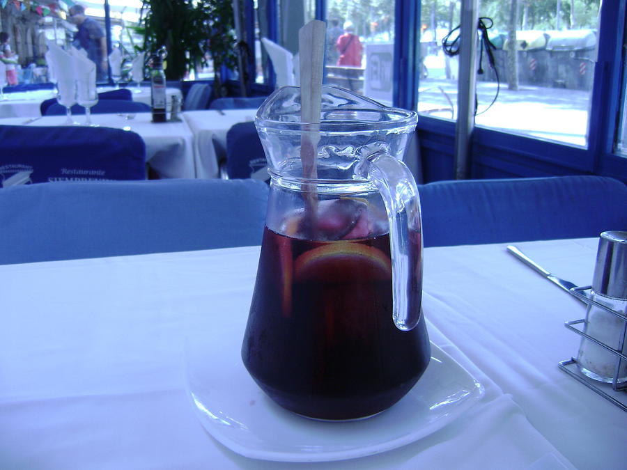 Pitcher Of Sangria Photograph by Moshe Harboun