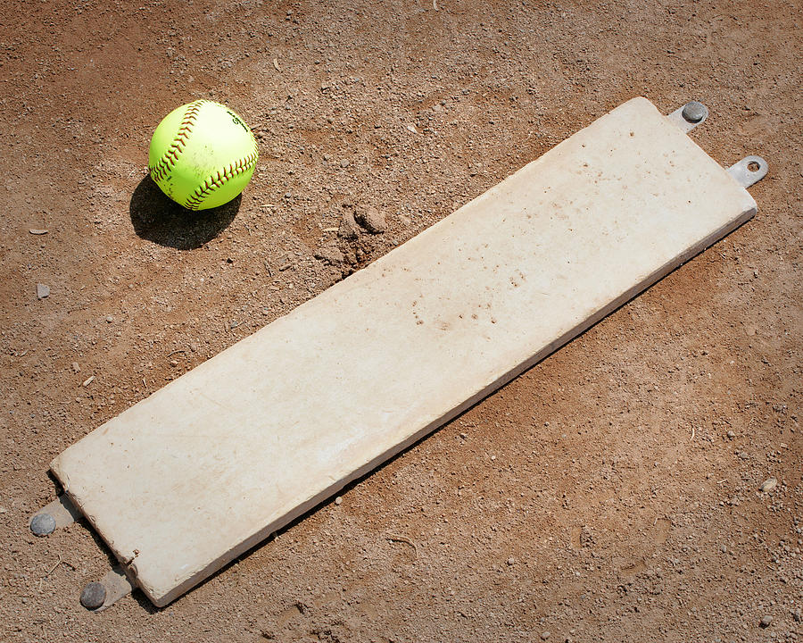 fastpitch mound and ball