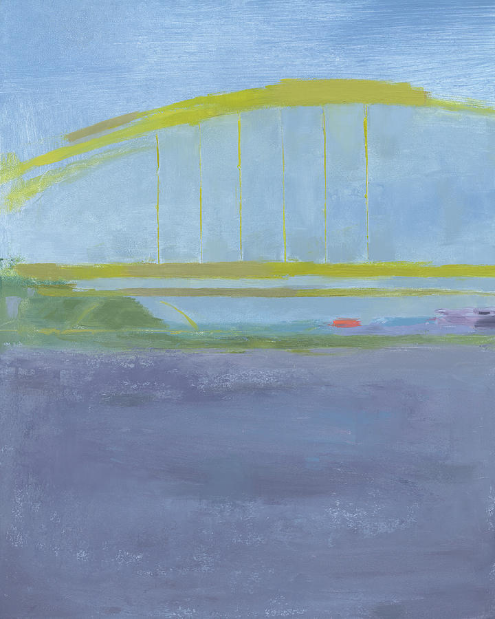 Pittsburgh bridge Painting by Chris N Rohrbach