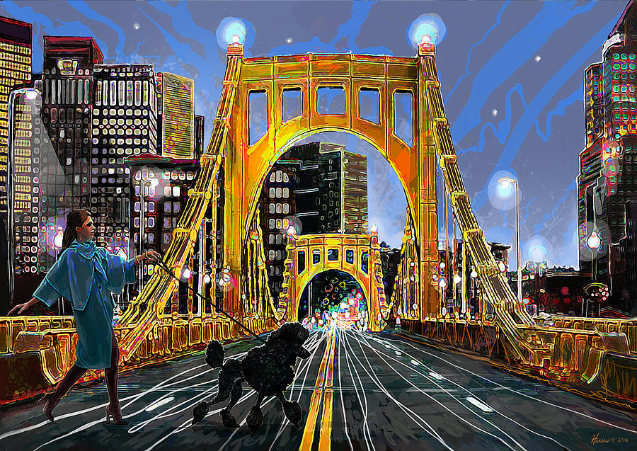 Pittsburgh Chic Digital Art by Frank Harris
