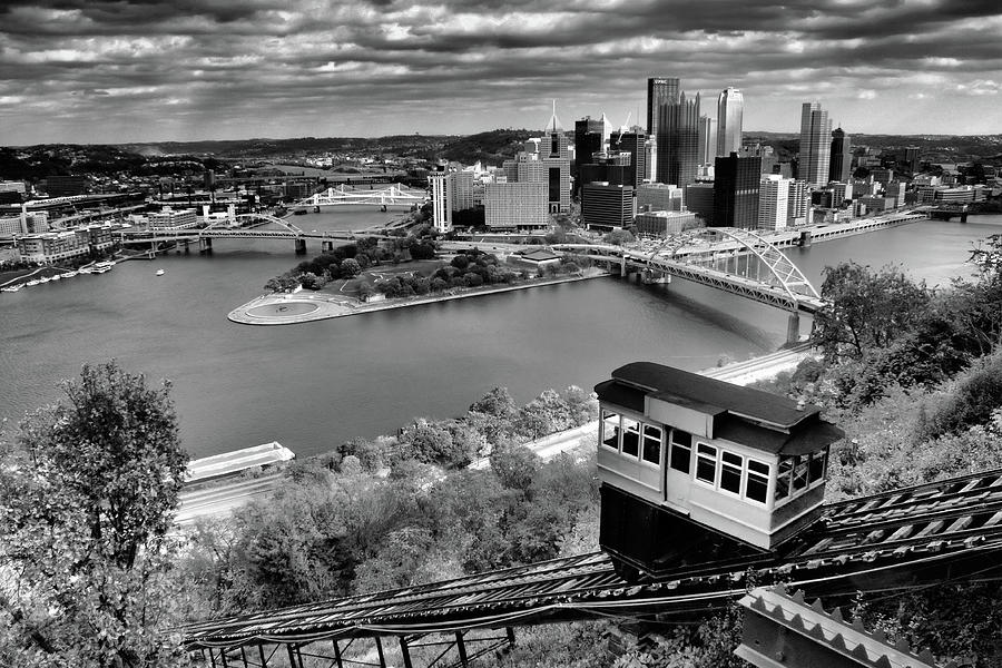 Pittsburgh Duquesne Incline Skyline Photograph by Michelle Joseph-Long