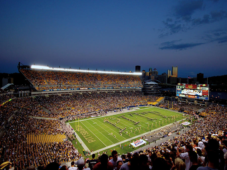 Pittsburgh Heinz Field At Dusk Photograph by Will Babin