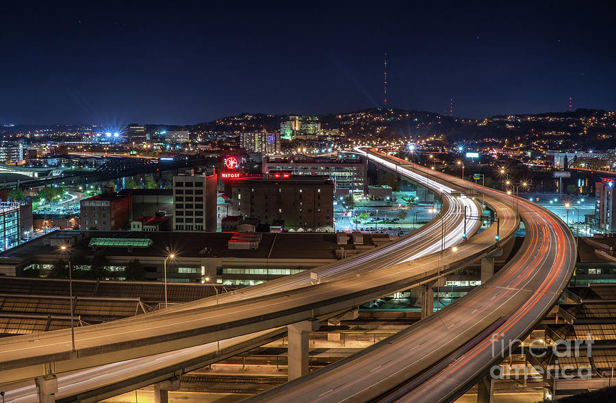 Pittsburgh Highways Photograph by Artem S