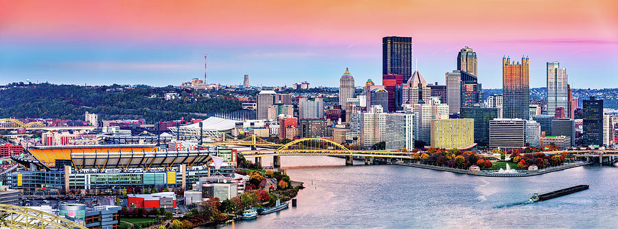 Pittsburgh Pano Photograph by Mihai Andritoiu