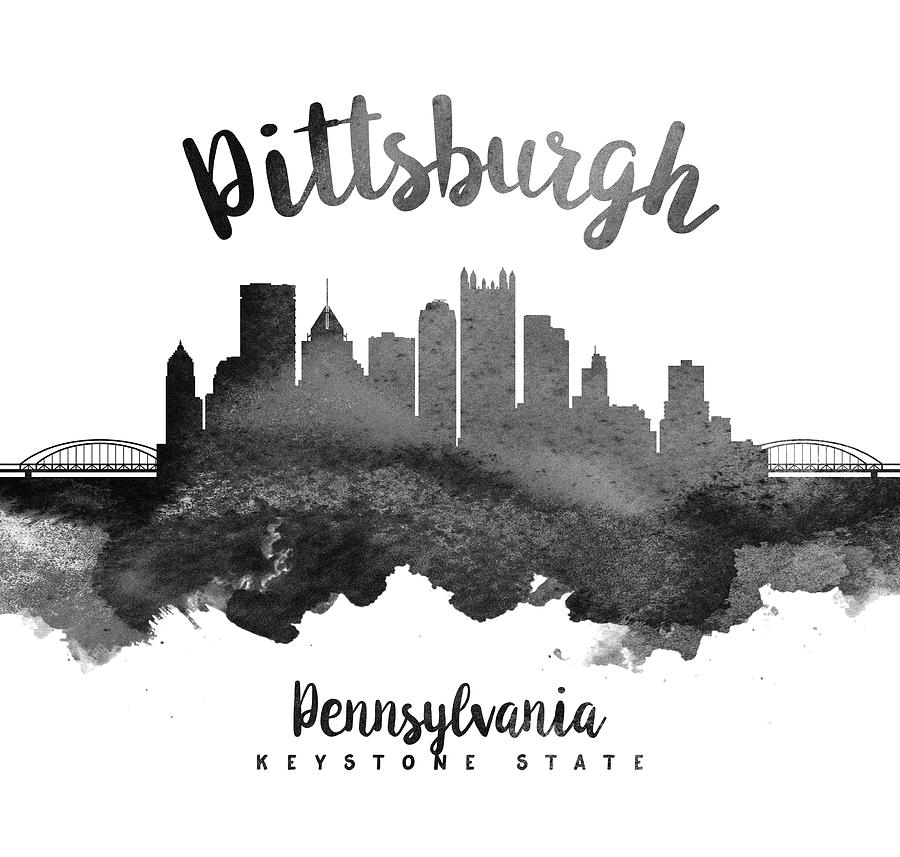 Pittsburgh Pennsylvania Skyline 18 Painting