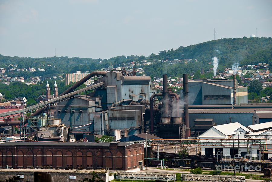 Pittsburgh Steel Mill Photograph by Amy Cicconi