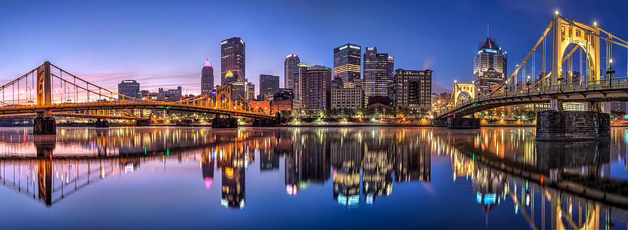Pittsburgh Photograph - Pittsburghs Allegheny Riverfront by Matt Hammerstein