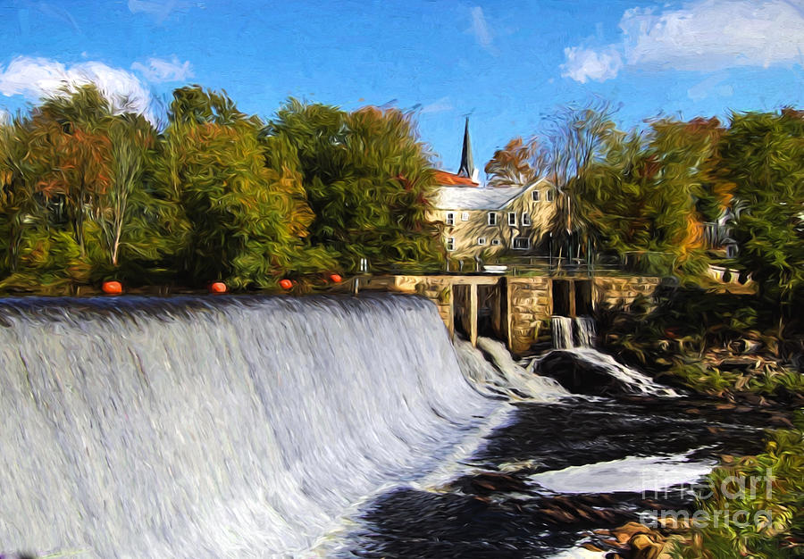 Pittsfield Photograph - Pittsfield N H Paint by Mim White