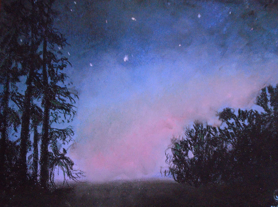 Pixie Nights Painting by Jen Shearer