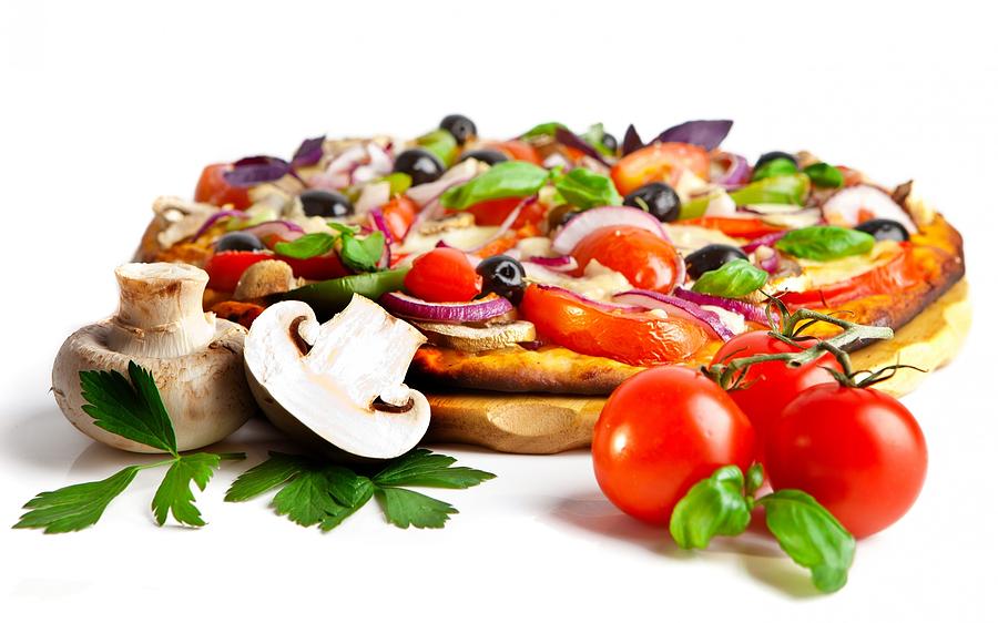 Vegetable Photograph - Pizza by Jackie Russo