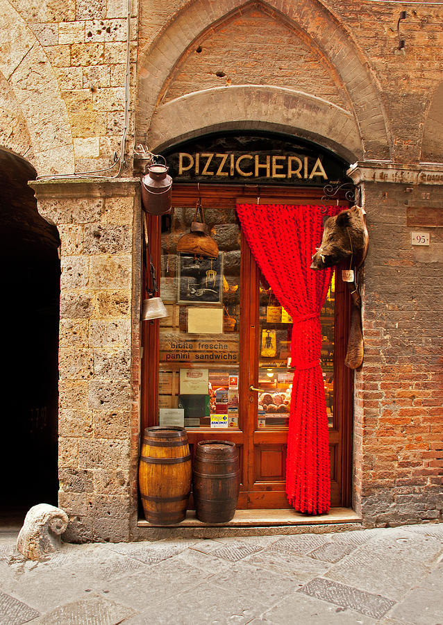 Pizzicheria - Siena, Italy Photograph by Denise Strahm