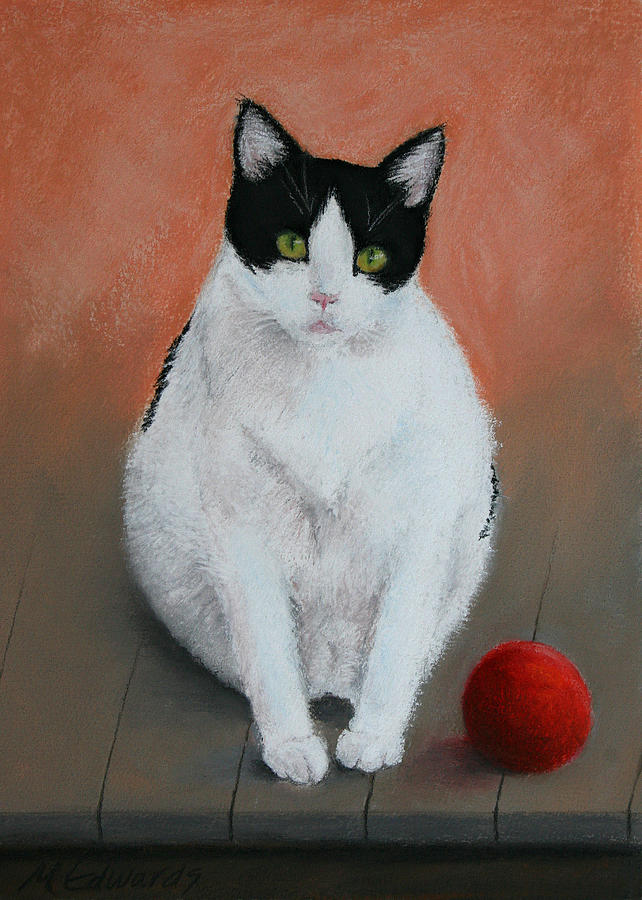 PJ and the Ball Pastel by Marna Edwards Flavell