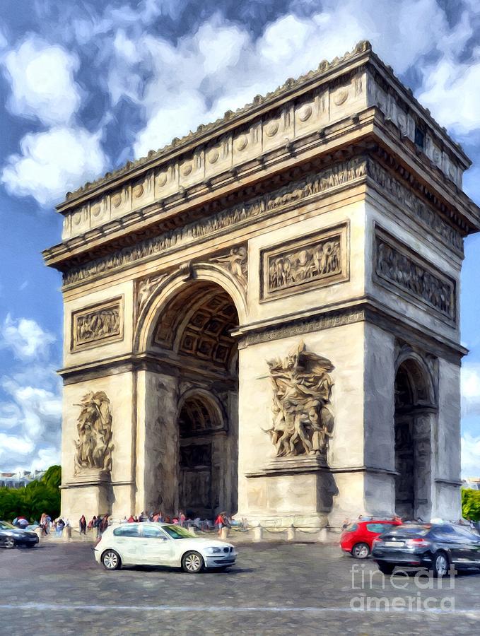 Arc De Triomphe # 2 Photograph by Mel Steinhauer