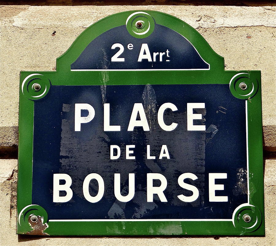Place De La Bourse Photograph by Ira Shander