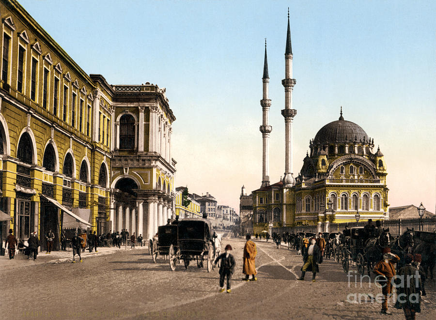 Place de Tophane Constantinople Painting by Celestial Images