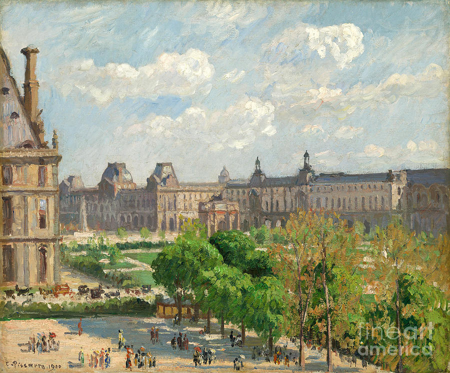 Place du Carrousel Painting by Celestial Images