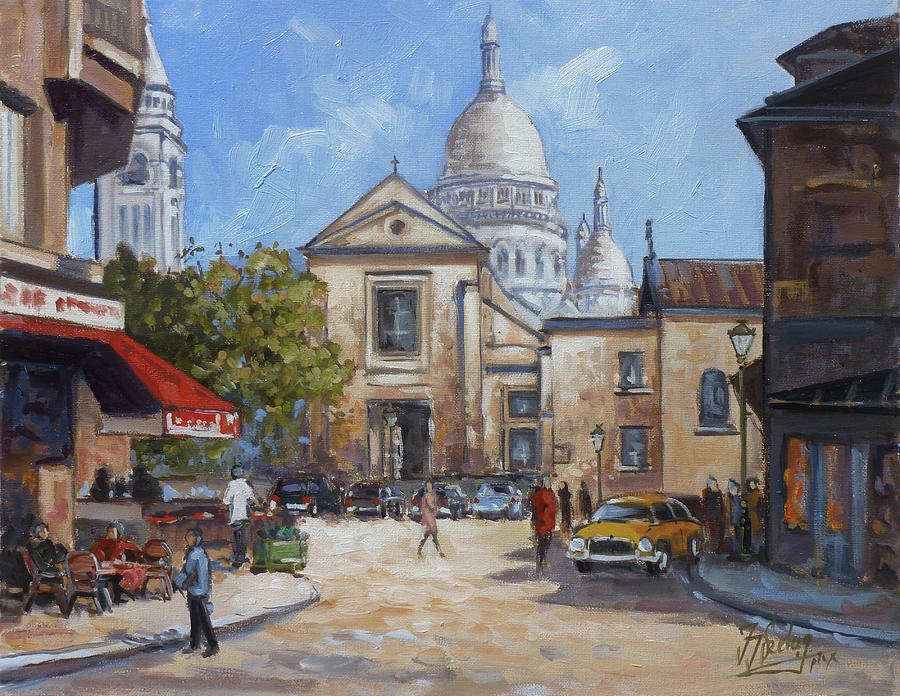 Place du Tertre, Montmartre Painting by Irek Szelag